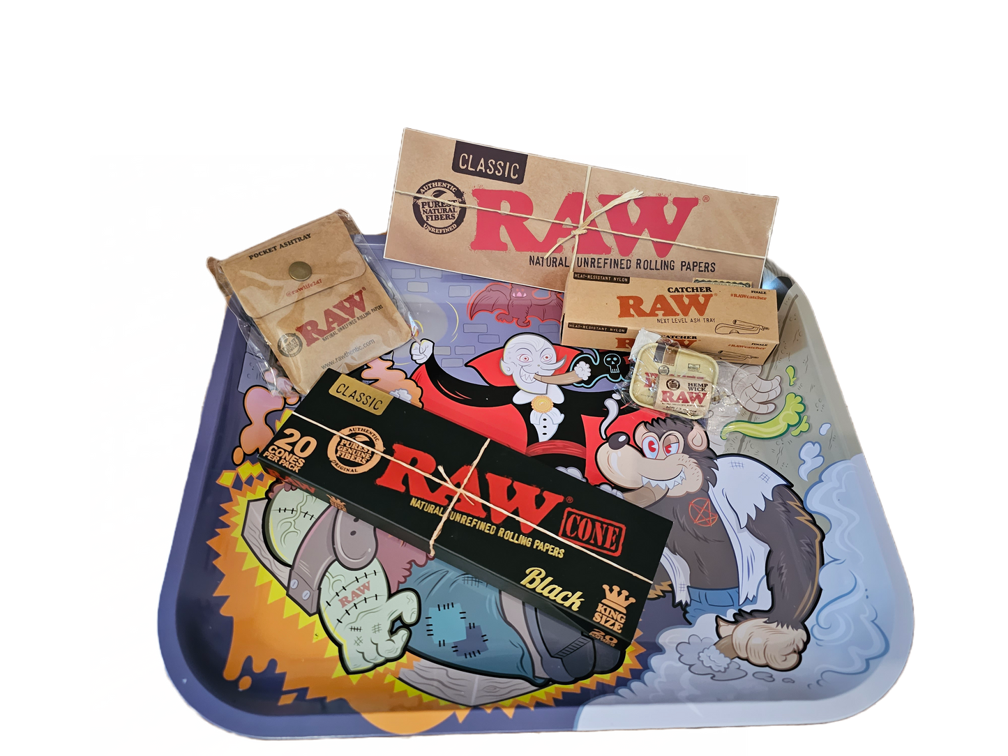 RNVS - Halloween RAW Monster Sesh Tray Gift Set RN Vape Shop