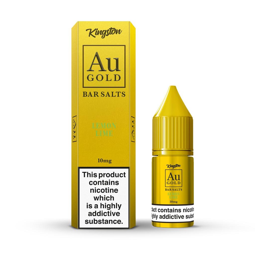 Kingston AU- Gold Bar Salts - Lemon Lime 10mg  RN Vape Shop