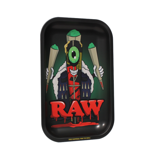 RAW Black Metal Cone Monster Tray RN Vape Shop