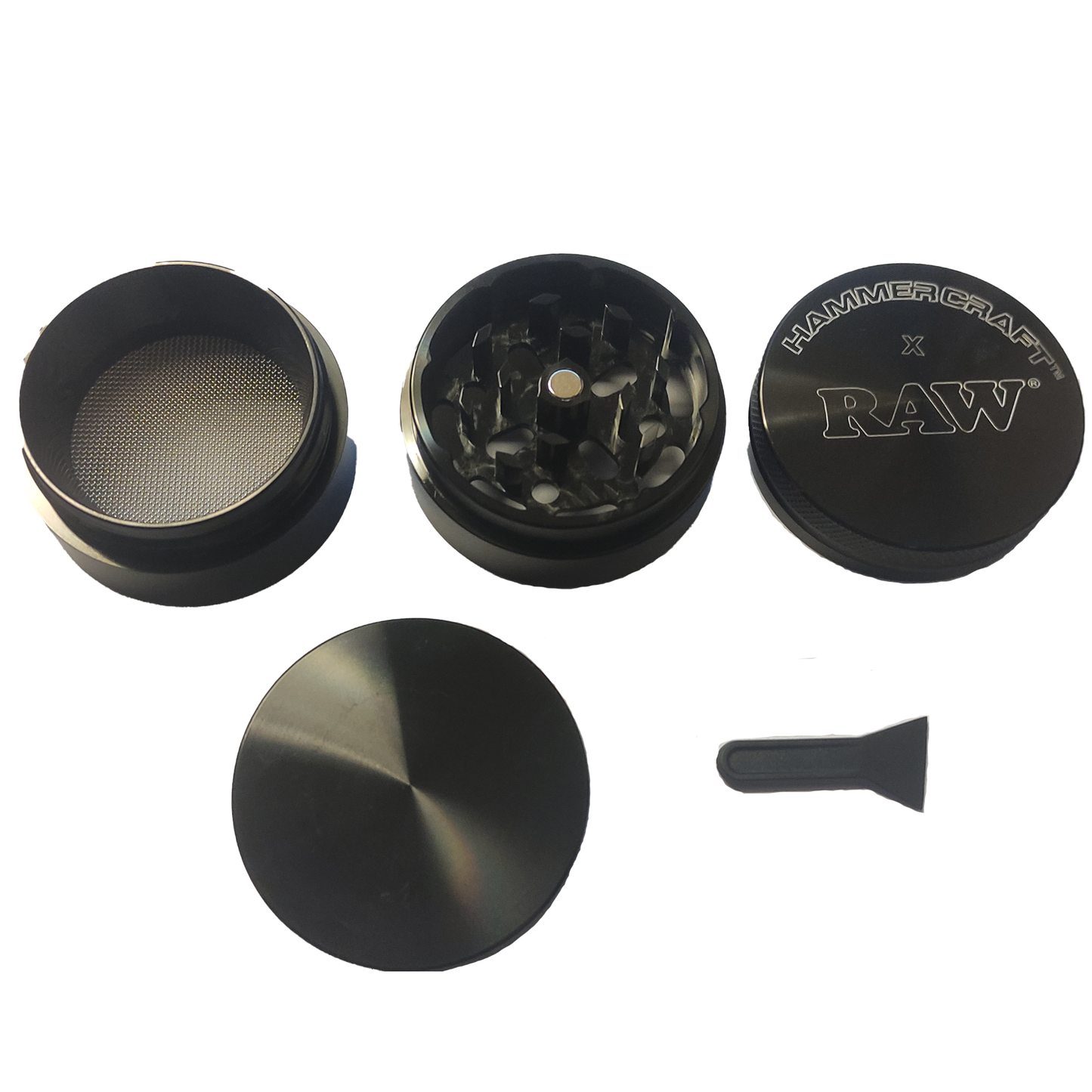 RAW BLACK HAMMER CRAFT GRINDER - LARGE RN Vape Shop