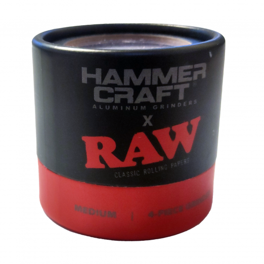 RAW RED HAMMER CRAFT GRINDER - MEDIUM RN Vape Shop