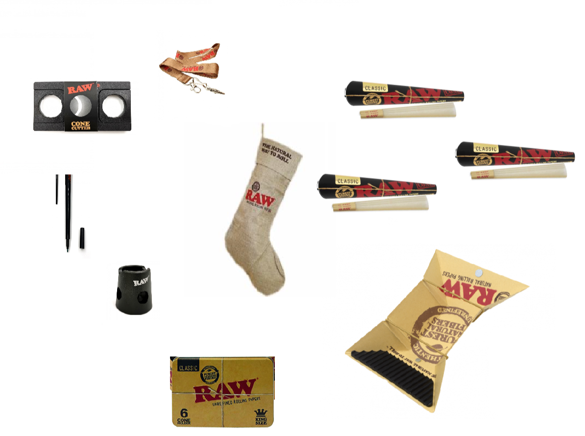 RNVapeshop - RAW Christmas Stocking Set 3 RN-SHOP Limited Edition RN Vape Shop