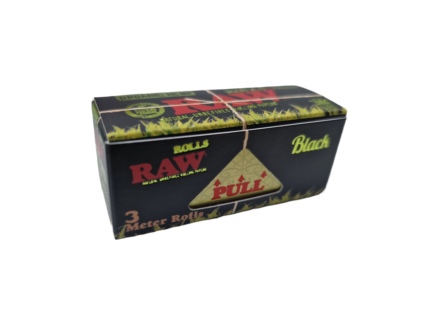 RAW Black Organic Hemp 3m Roll King Size RAW 3m Rolls RN Vape Shop