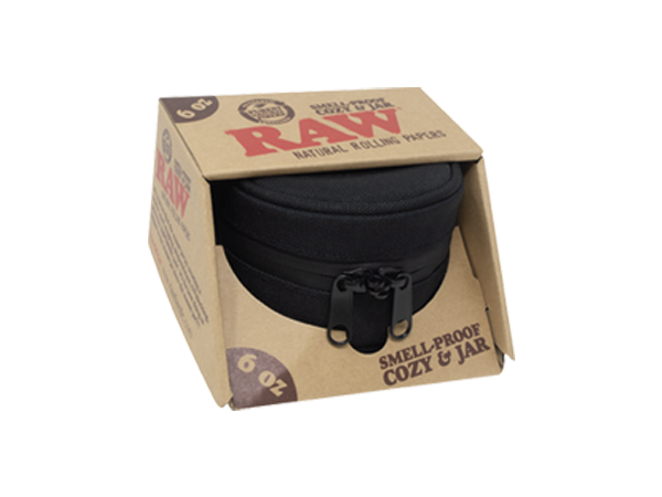 RAW Smellproof Cozy & Jar 6oz RAW Cone Wallet RN Vape Shop