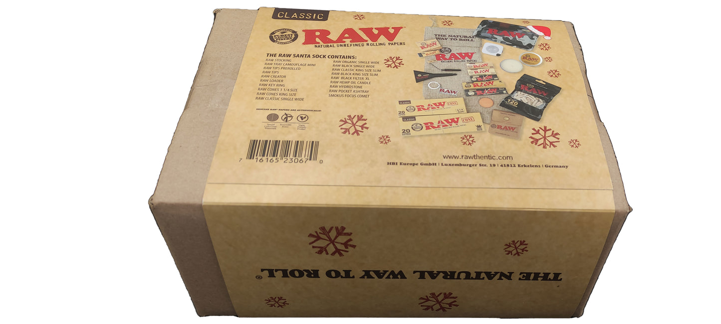 RAW Xmas Stocking Set RN-SHOP Limited Edition RN Vape Shop