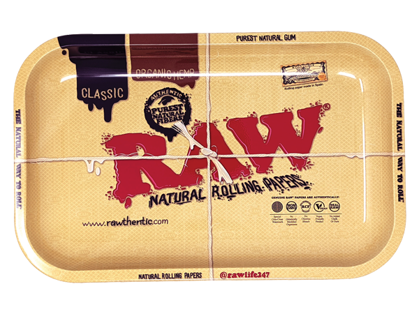 RAW Metal Dab Tray & Cover RAW Rolling Trays RN Vape Shop