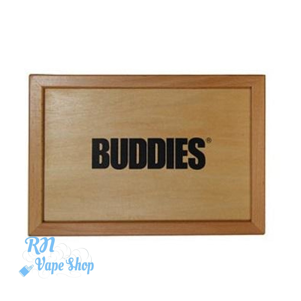BUDDIES Wooden Sifter Storage Pollen Box BUDDIES Wooden Sifter Storage Pollen Box RN Vape Shop Large