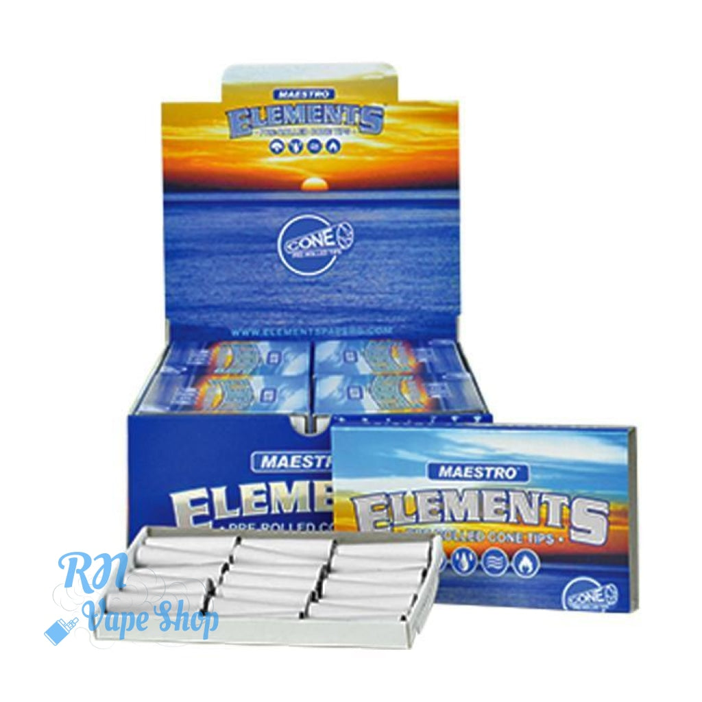 Elements Maestro Pre-Rolled Cone Tips Elements Rolling Tips RN Vape Shop Box of 20