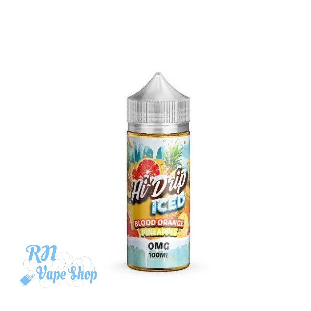 Hi Drip Iced Blood Orange Pineapple 100ml Shortfill E-Liquid  RN Vape Shop