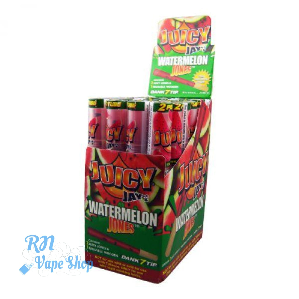 Juicy Jays Jones Watermelon Flavoured Pre Rolled Cones Julicy Jay Pre Rolled Cones RN Vape Shop Box of 24