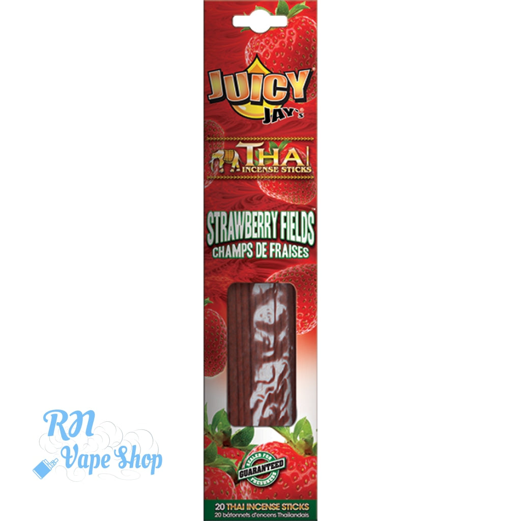 Juicy Jay's Thai Incense Sticks Strawberry Fields Incense Sticks RN Vape Shop Single