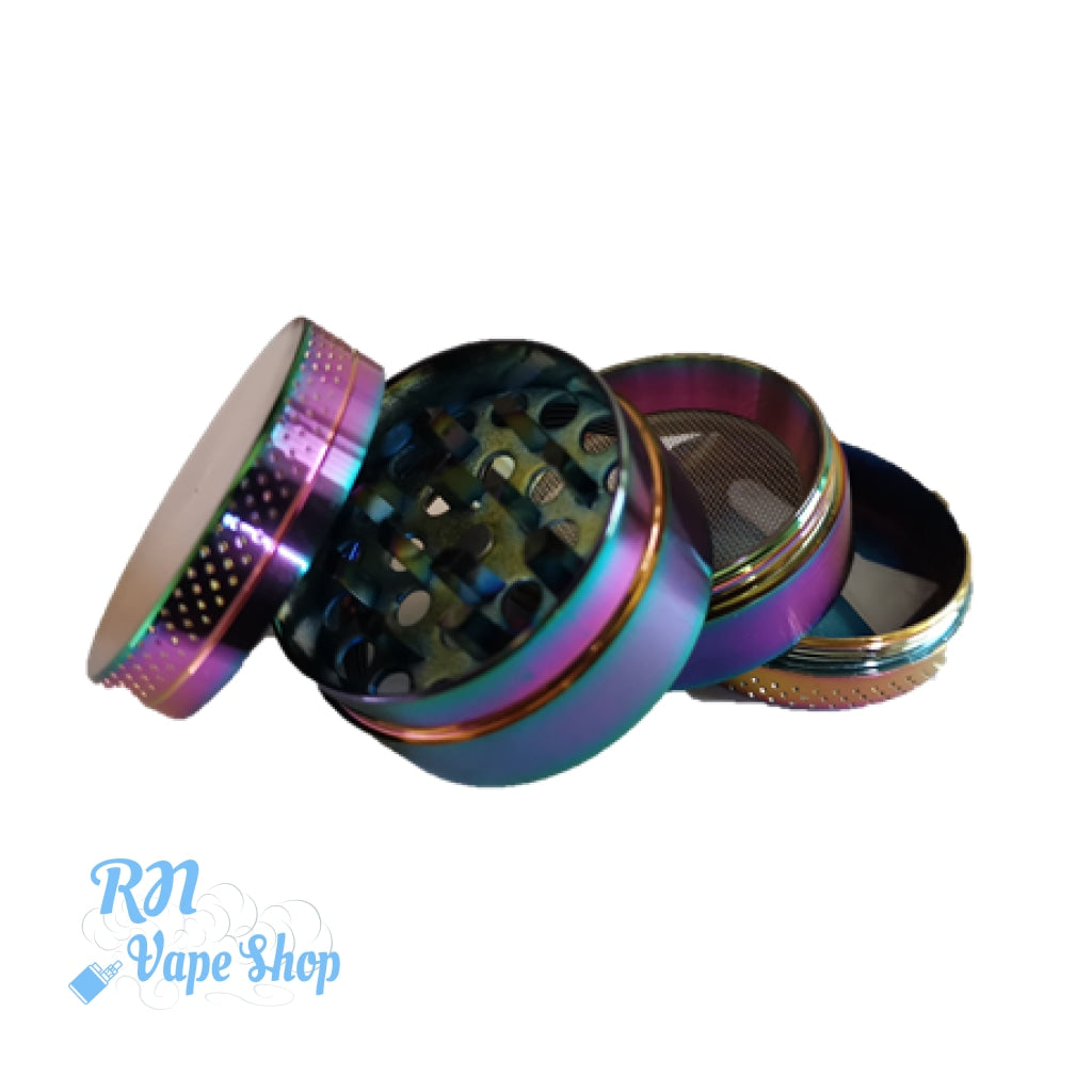 Rainbow 4 Part 40mm Metal Grinder Grinders RN Vape Shop Single
