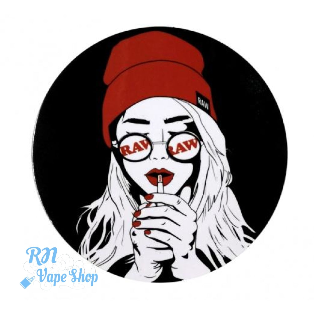RAW Art Deco Girl Sticker RAW Stickers RN Vape Shop