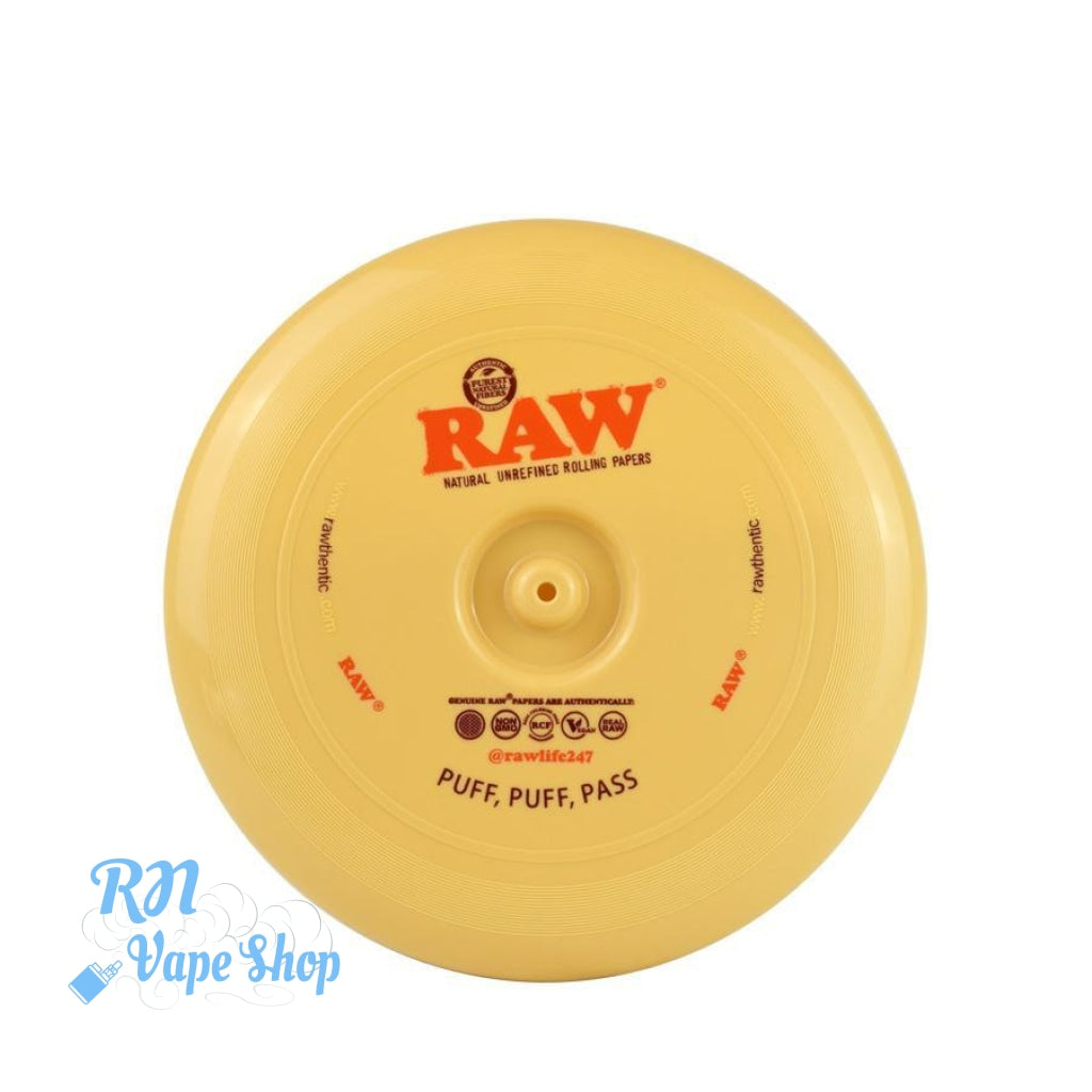 RAW Cone Flying Disc with Joint Holder RAW Round Rolling Tray RN Vape Shop