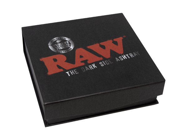 RAW Prism Glass Ashtray - Dark Side Raw Rolling Papers Crystal Ashtray Heavy Duty RN Vape Shop