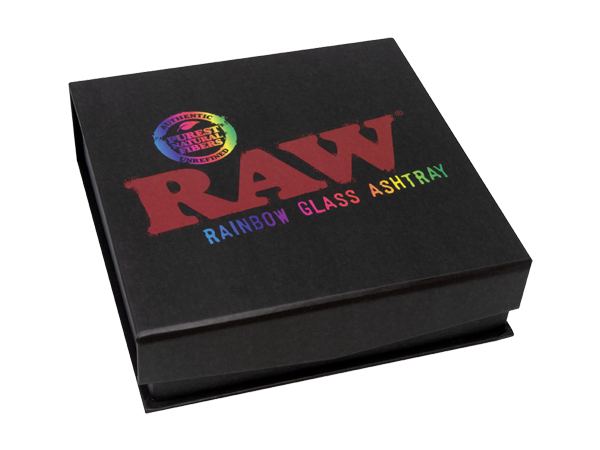 RAW Prism Glass Ashtray - Rainbow RAW Prism Glass Ashtray - Rainbow RN Vape Shop