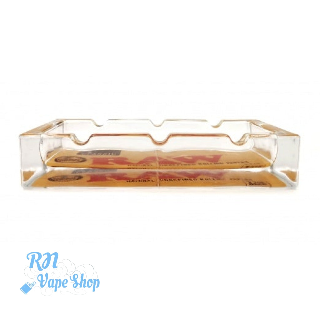 RAW Glass Classic Pack Ashtray Raw Rolling Papers Crystal Ashtray Heavy Duty RN Vape Shop