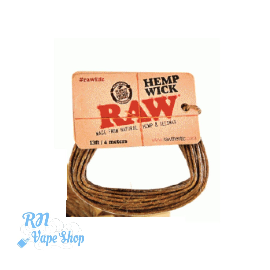 RAW Hemp Wick RAW Rolling Papers Wick RN Vape Shop 4 Meter Hemp Wick