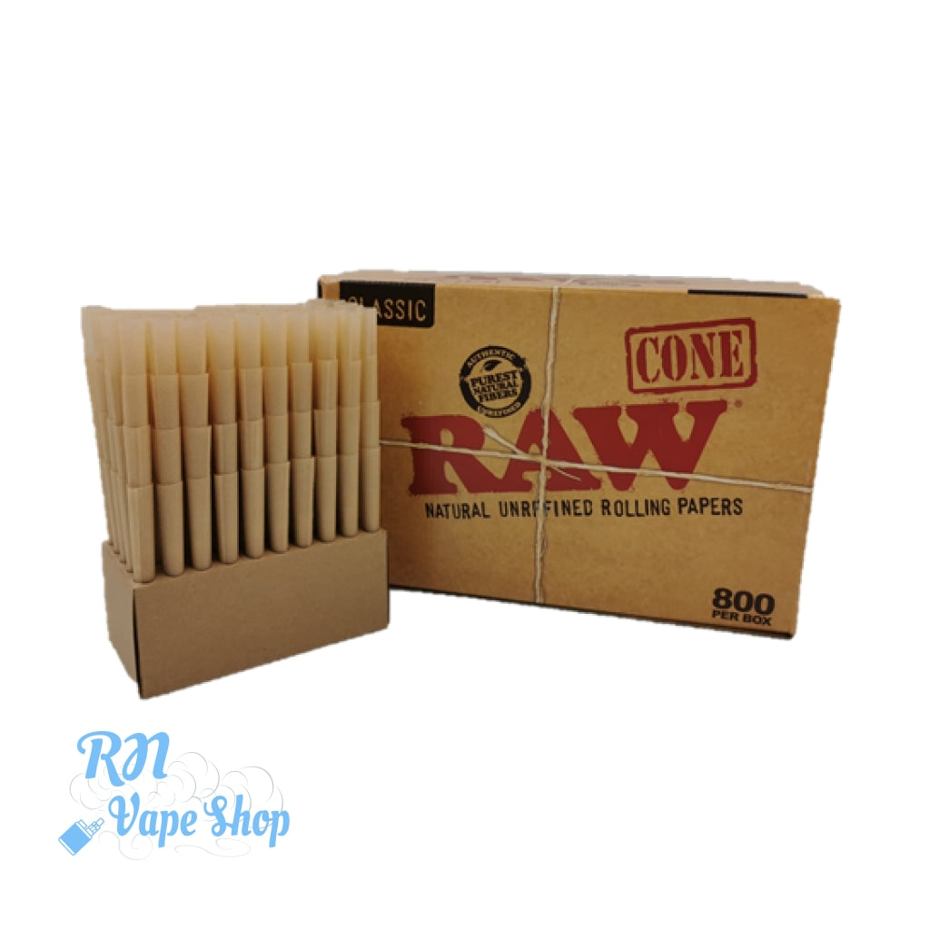 RAW King Size Pre-Rolled Cone 800 Pack Pre-Rolled Cones RN Vape Shop
