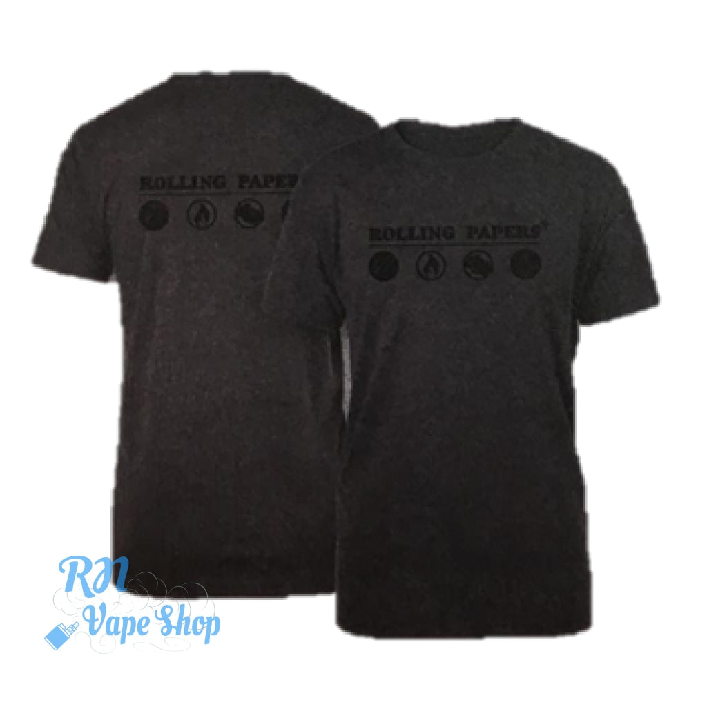 RAW Round Neck Grey Mens Tee RAW T-shirts RN Vape Shop Small