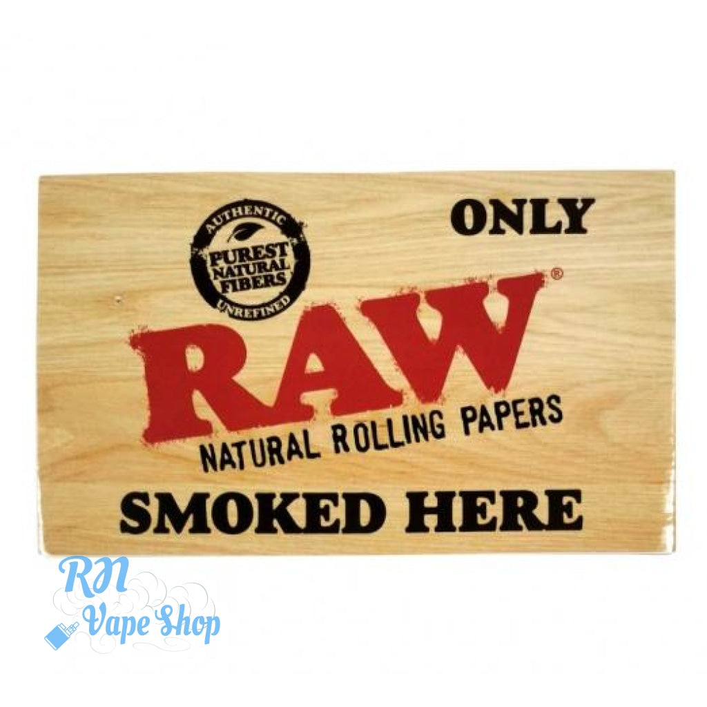 RAW Smoked Here Sticker RAW Stickers RN Vape Shop