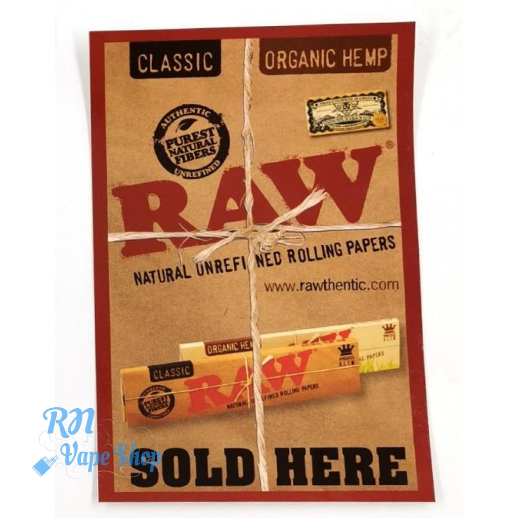 RAW Sold Here Sticker RAW Stickers RN Vape Shop