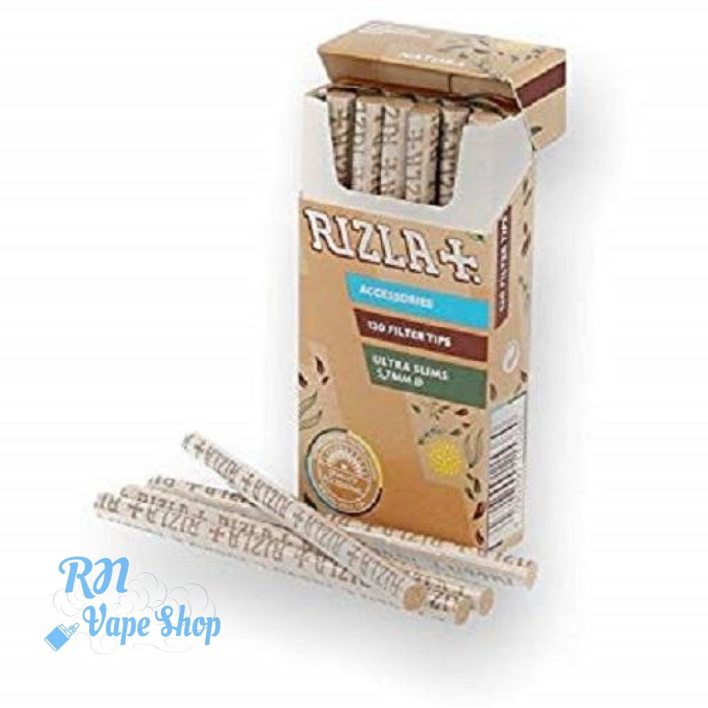 Rizla Natura Ultra Slim Biodegradable Filter Tips 5.7mm 120 Tips Per Pack Rizla Natura RN Vape Shop