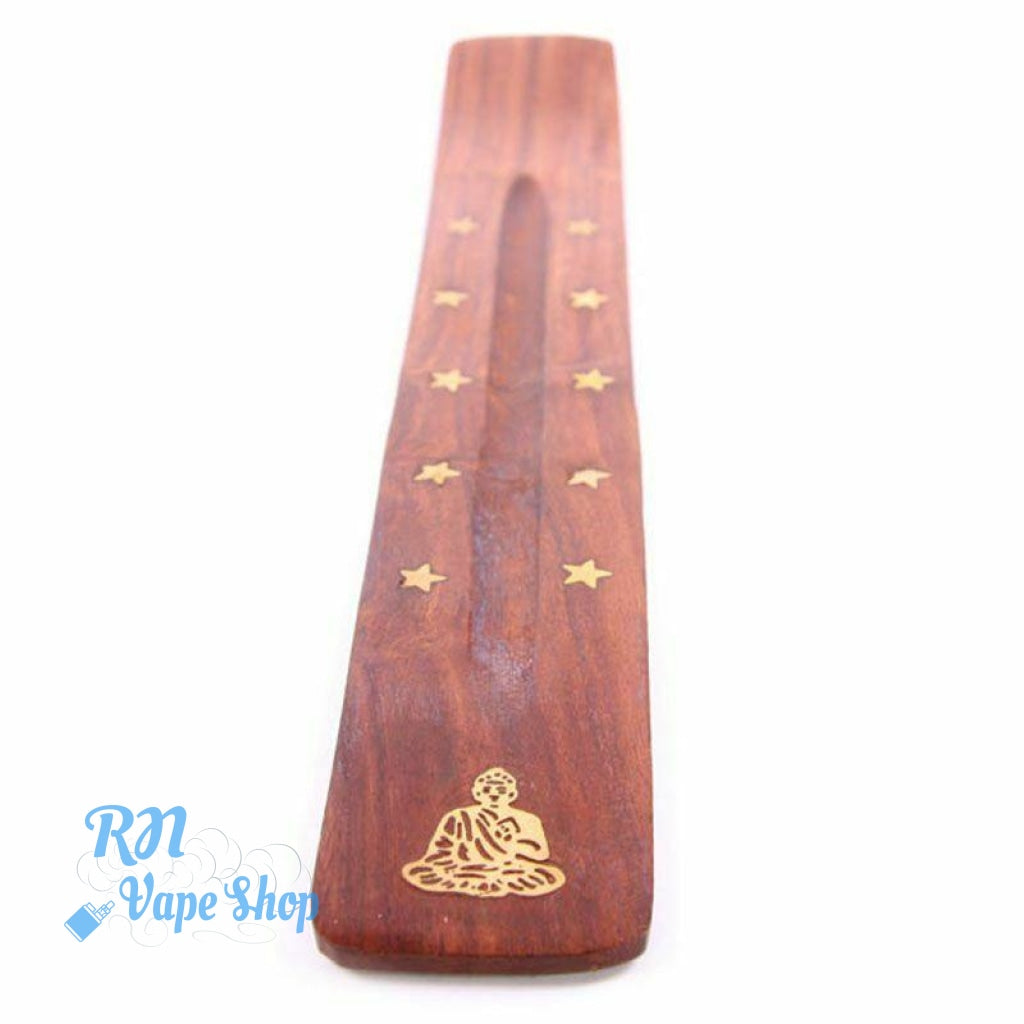 Wooden Ash Catcher Buddha & Stars Inlay Ash Catcher RN Vape Shop