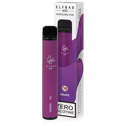 ELFBAR Disposable Vape Pen - Grape 0%nic Disposable Vape RN Vape Shop   