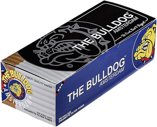 The Bulldog Classic King Size Empty Cigarette Tubes 200per Box Pre-Rolled Cones RN Vape Shop   