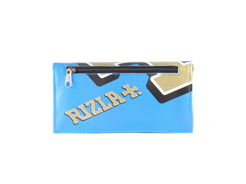 Rizla High Quality LARGE Tobacco Pouches, Faux Leather Rizla Tobacco Pouche RN Vape Shop Blue  