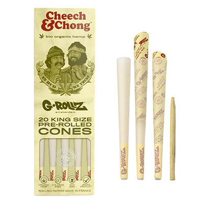 CHEECH & CHONG G-ROLLZ HEMP 20 PCS K/S CONES | www.rnvapeshop.co.uk RN Vape Shop CHEECH & CHONG G-ROLLZ HEMP 20 PCS K/S CONES | www.rnvapeshop.co.uk RN Vape Shop