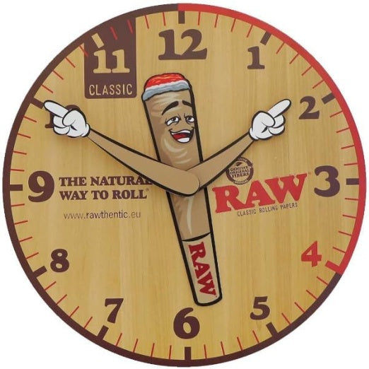 RAW CONE CLOCK Wall Clock RN Vape Shop   