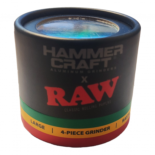 RAW RASTA HAMMER CRAFT GRINDER - LARGE  RN Vape Shop   