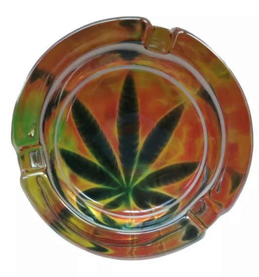 Glass Leaf Ashtray 5  RN Vape Shop   