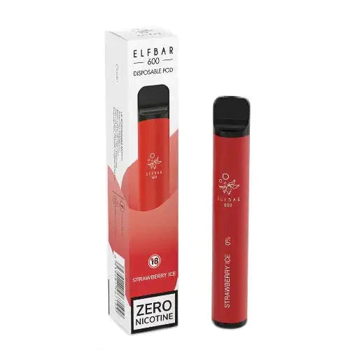 ELFBAR Disposable Vape Pen - Strawberry Ice 0%nic Disposable Vape RN Vape Shop   