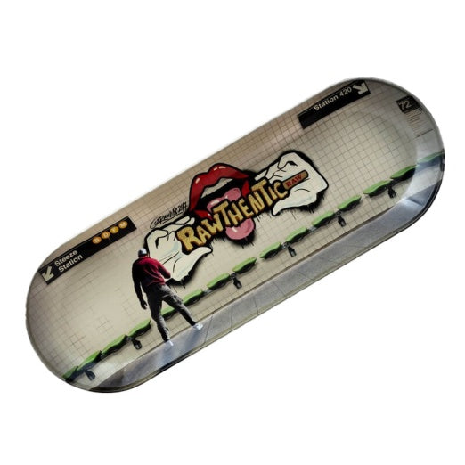 RAW Metal Skate 2 Deck Graffii Tray RAW Rolling Trays RN Vape Shop