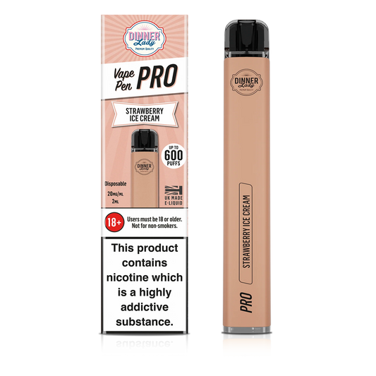 Dinner Lady Strawberry Ice Cream Disposable Vape Pen Pro  RN Vape Shop   