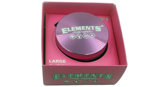 Element Pink 4 Part Aluminum Grinder Grinder RN Vape Shop   