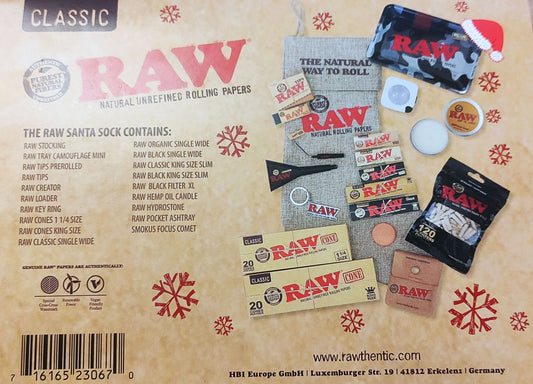 RAW Xmas Stocking Set RN-SHOP Limited Edition RN Vape Shop