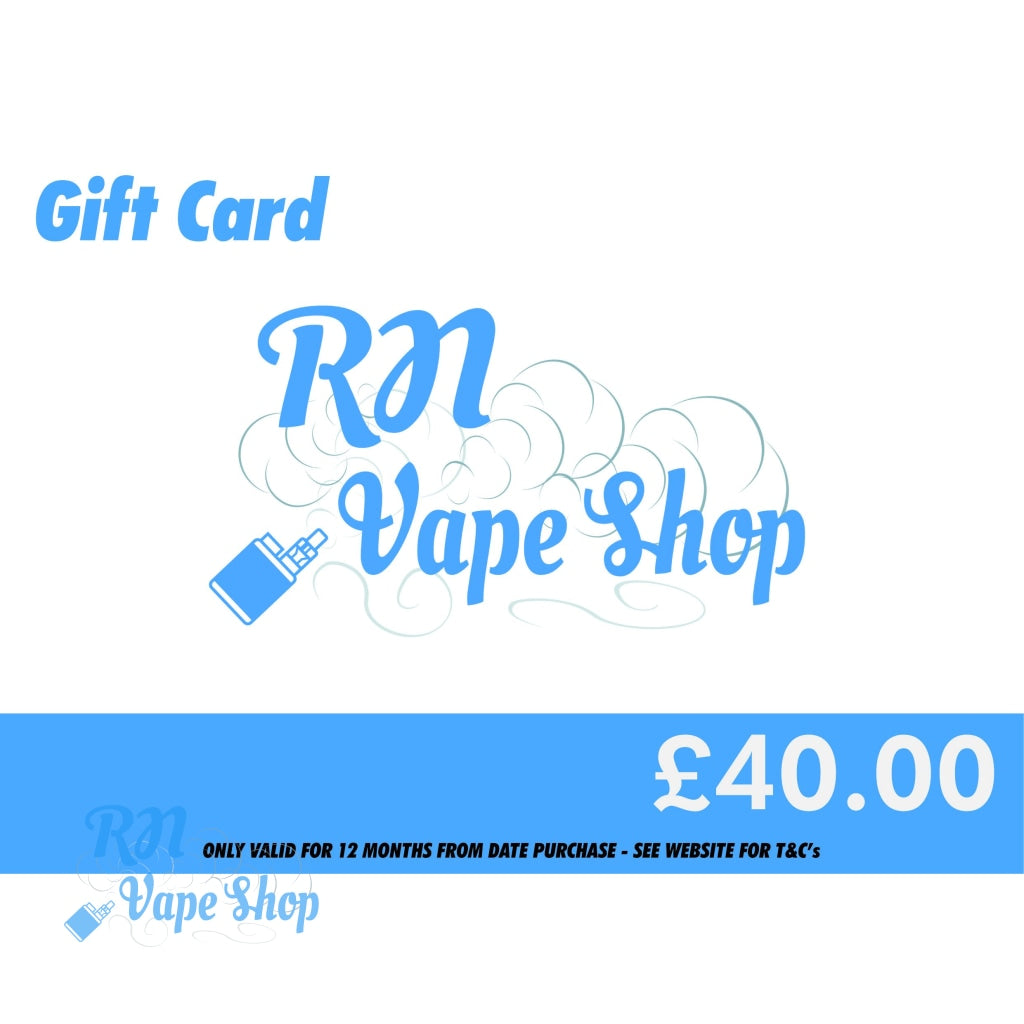 Gift Cards Gift Card RN Vape Shop £40.00 GBP  