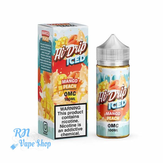 Hi Drip Iced Mango Peach 100ml Shortfill E-Liquid  RN Vape Shop   