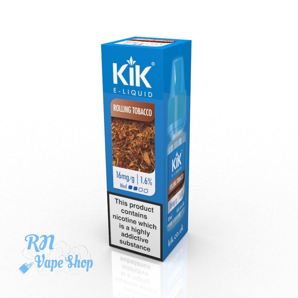 KIK E-Liquid E-Liquid RN Vape Shop Rolling Tobacco 16mg 