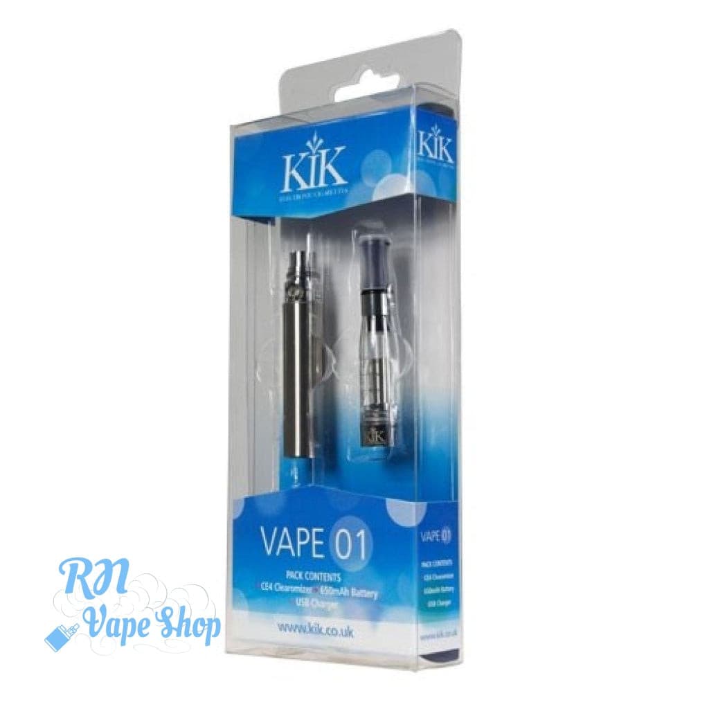 KiK Vape 01 Electronic Vaping Shisha Vapour Pen Starter Kit e-cigarette Starter Pack RN Vape Shop   