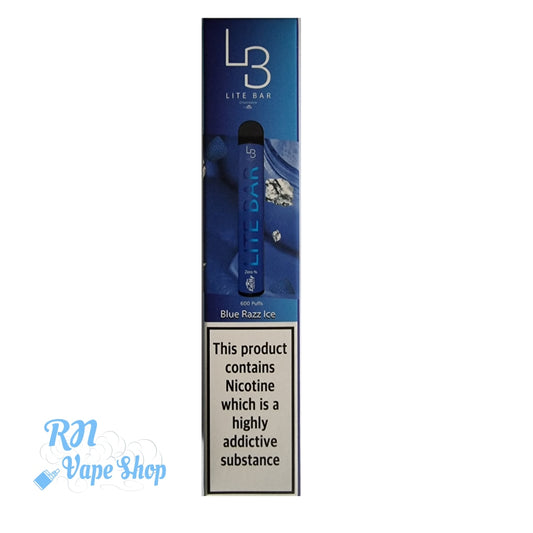 Lite Bar  - Blue Razz 2ml 0% Nicotine  RN Vape Shop   
