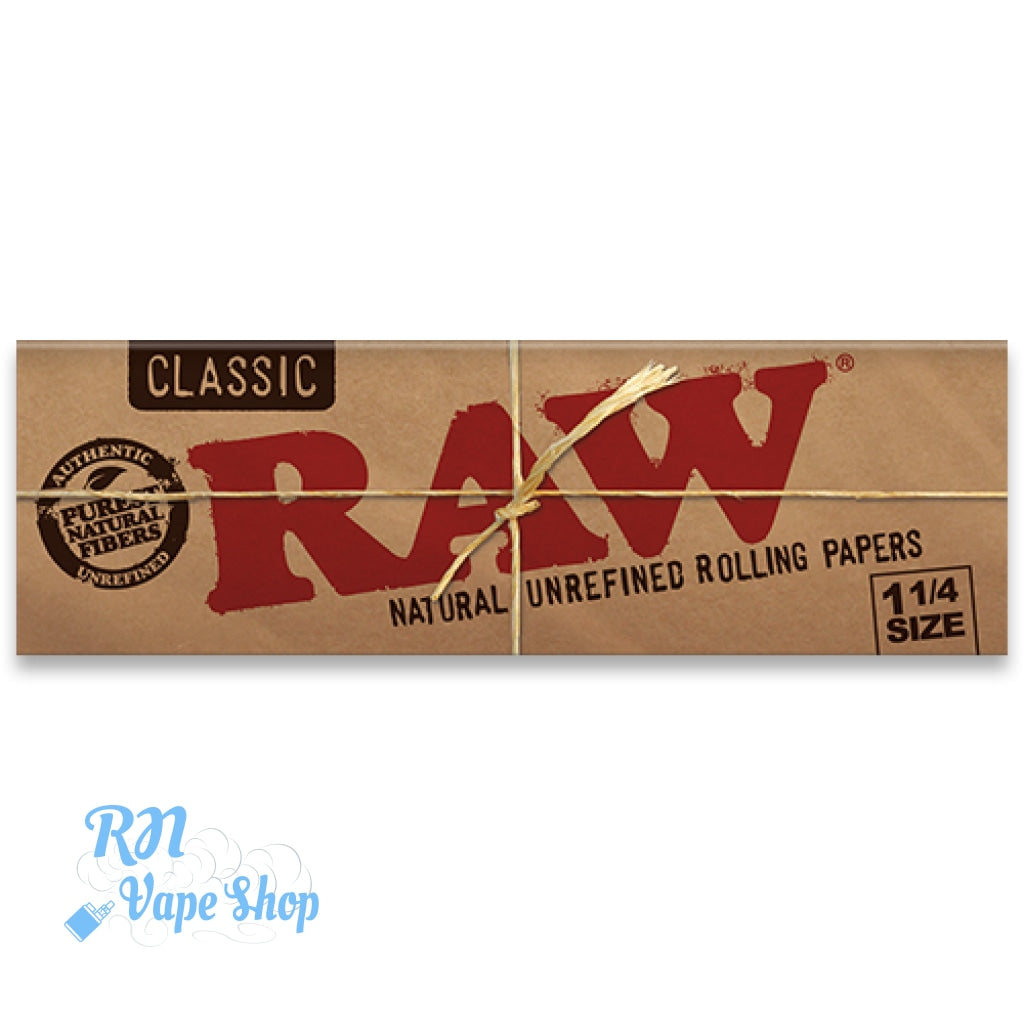 RAW Classic 1¼ Size Rolling Papers RAW Papers & Tips RN Vape Shop   