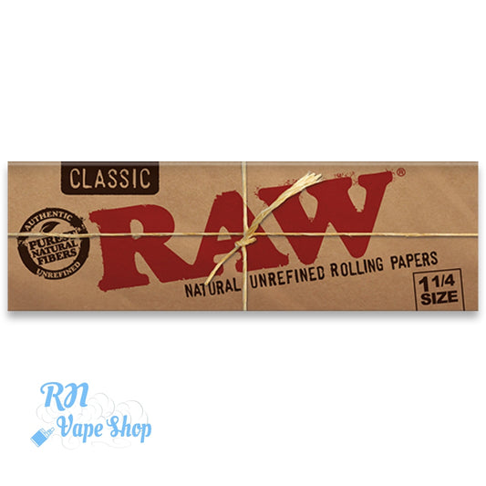 RAW Classic 1¼ Size Rolling Papers RAW Papers & Tips RN Vape Shop   
