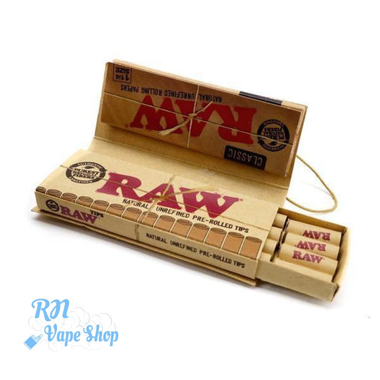RAW Classic Connoisseur 1¼ Size Rolling Papers & Pre-Rolled Tips RAW Papers & Tips RN Vape Shop Single  