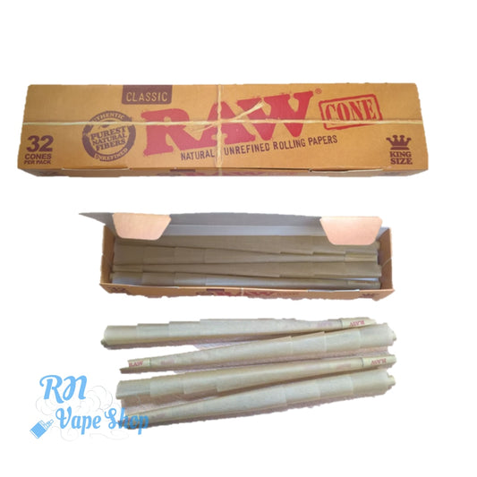 RAW Pre Rolled Cones Basic Kingsize - 32 Cones Pre-Rolled Cones RN Vape Shop   