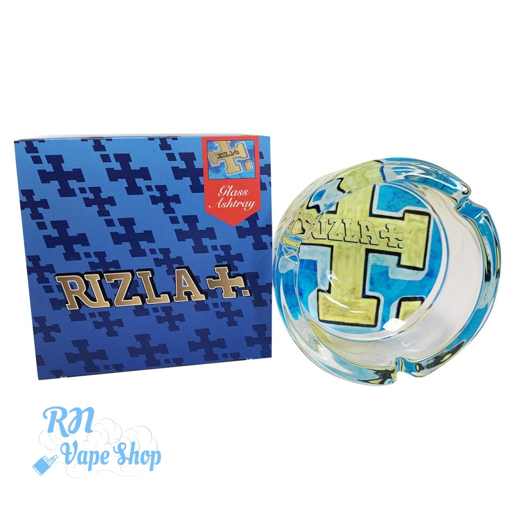 Rizla High Quality 120mm diameter Glass Ashtray Rizla Ashtray RN Vape Shop   